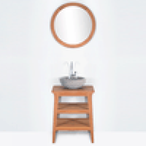 Meuble salle de bain KANPUR en teck 80 cm