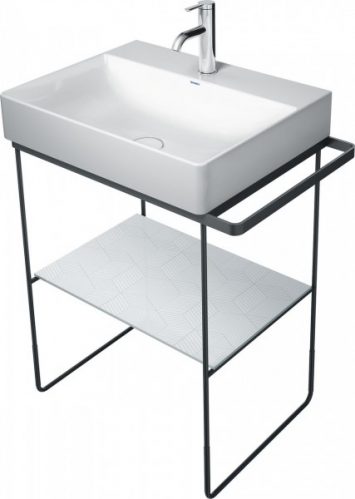 Meuble Sous Lavabo Console métallique à poser Duravit DuraSquare Chromé 665×451 mm (3101)