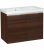 Meuble sous vasque avec vasque céramique EOLA – 2 portes – meleze marron 710x580x380mm