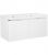 Meuble sous vasque + vasque fonte EPIC 2xtiroirs, blanc brillant 1210x580x510 mm