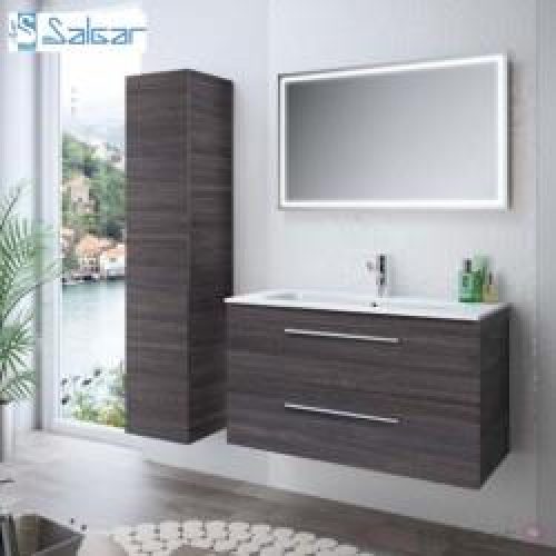 Meuble suspendu FUSSION CHROME 1000 Alsace – SALGAR 23278