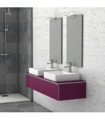 Meuble Suspendu Salle de Bain Duo 140