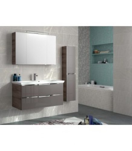 Meuble Suspendu Salle de Bain Trentino 110