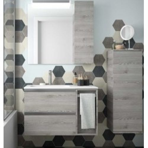 Meuble suspendu SPIRIT 600 Pin Bahia 2 tiroirs – SALGAR 26633 – SALGAR 22800