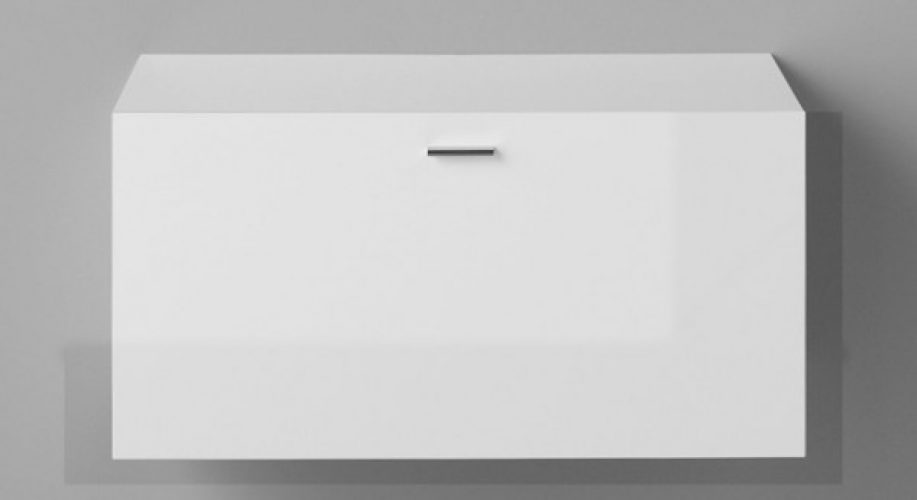 Meuble Tiroir Bette Room Tiroir avec tiroir à l&rsquo;intérieur laqué Blanc Brillant