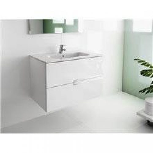 Meuble Unik blanc 90 cm Victoria-N Roca