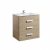 Meuble Unik DEBBA 700 3 tiroirs et lavabo DISPONIBLE 4 en COLORIS