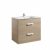 Meuble Unik DEBBA 800 2 tiroirs et lavabo