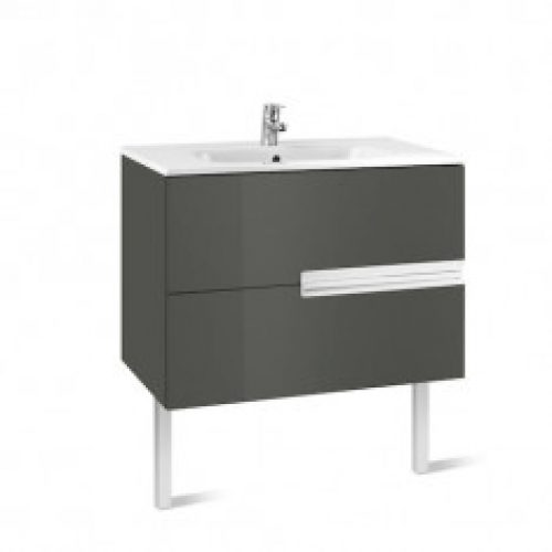 Meuble Unik VICTORIA-N 900 2 tiroirs et lavabo DISPONIBLE en 4 COLORIS
