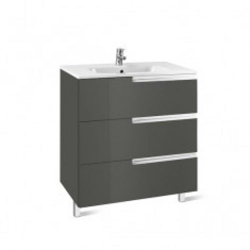 Meuble Unik VICTORIA-N Family 800 3 tiroirs et lavabo DISPONIBLE en 4 COLORIS