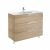 Meuble Unik VICTORIA-N Family oval 1000 – meuble + lavabo – Chêne texturé