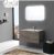 MEUBLES DE SALLE DE BAIN 90 CM AVEC PORTES EN MIROIR BOSTON TRUFFLE BACKLIT