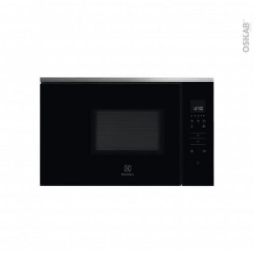 Micro Ondes Integrable 36Cm 17L Noir Et Inox Anti Trace Electrolux Kmfe172Tex