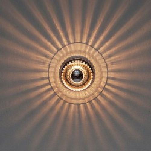 Mini applique murale de style moderne à lumière en d’ombre verre