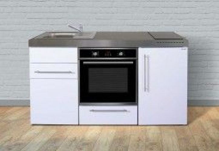 Mini-Cuisine avec Frigo, Four et Vitrocéramique Blanche MPB 160