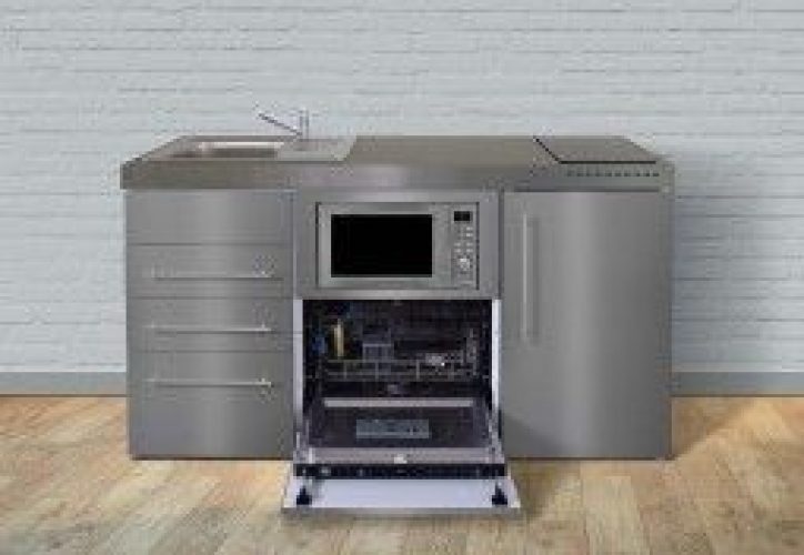 Mini-Cuisine en Inox avec Frigo, L-V, M-O, Induction MPGSMSES3 160