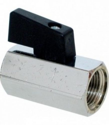 Mini vanne boisseau spherique type 400 b/s 1/8&Prime; x 1/8&Prime; fem/fem – levier court PL2