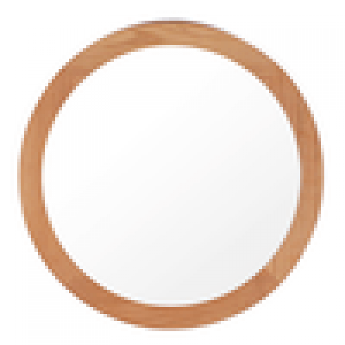 Miroir BALI en teck rond Ø70 cm