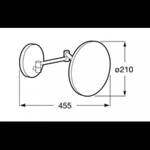 Miroir bras articulé Hotels 2.0 Roca