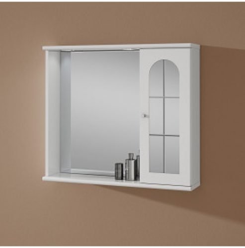 MIROIR DE SALLE DE BAIN ARMOIRE AVEC ARMOIRE MURALE DROITE MODÈLE MARY