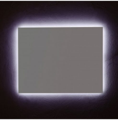 MIROIR DE SALLE DE BAINS 90X70 CM ÉCLAIRAGE À LEDS