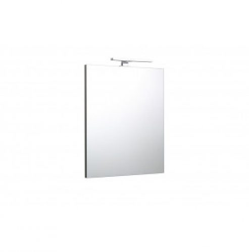 MIROIR DE SALLE DE BAINS AFFLEURANT RÉVERSIBLE 60X70 MÉTALLIQUE AVEC LAMPE À LEDS