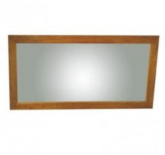 Miroir en teck rectangulaire L130