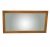 Miroir en teck rectangulaire L130