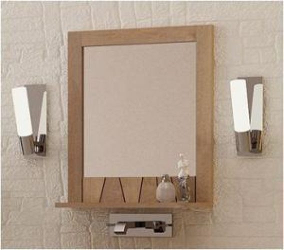 Miroir en teck WALK Zantes L60 x H70