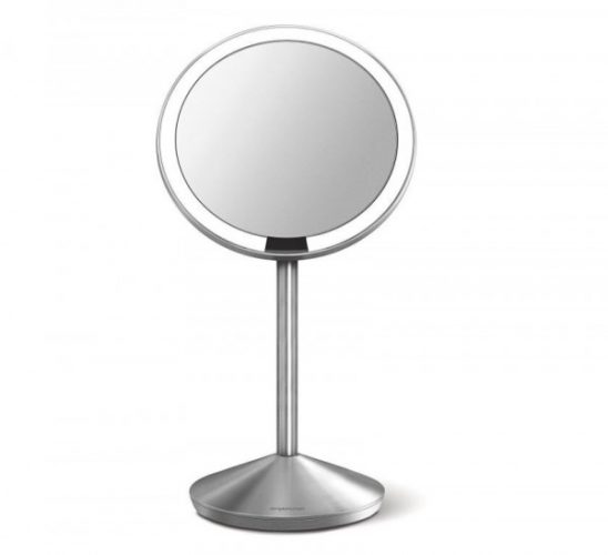 Miroir Grossissant Lumineux Simplehuman à capteur sur pieds 12cm