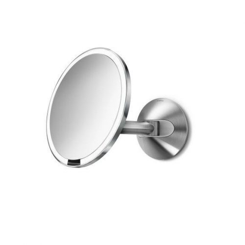 Miroir Grossissant Simplehuman à capteur mural cablé ∅20cm