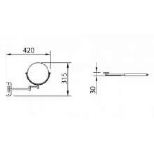 Miroir grossissant Urban