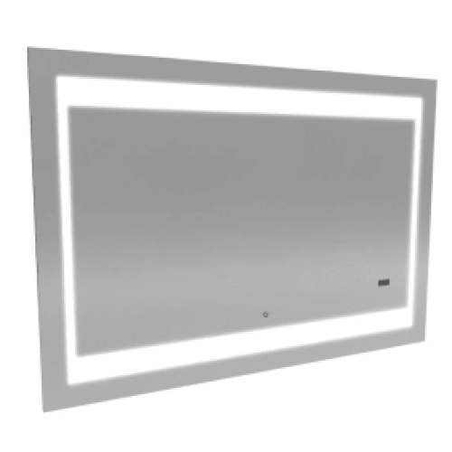 Miroir rectangulaire – auto-éclairant – Silver Futura -deux dimensions