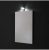 MIROIR RECTANGULAIRE CM 50X70 RÉVERSIBLE COMPLET DE LAMPE À LED