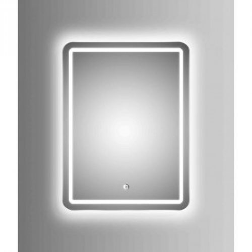 Miroir rectangulaire à LED – Silver Cultura – 40x60x5cm