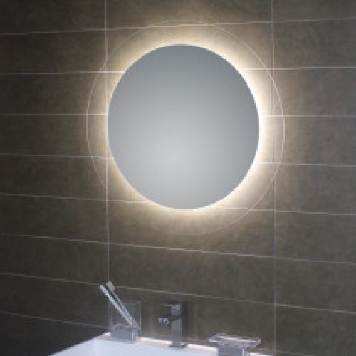 Miroir rond avec rétro-éclairage LED intérieur Geometrie – Koh-I-Noor L45938