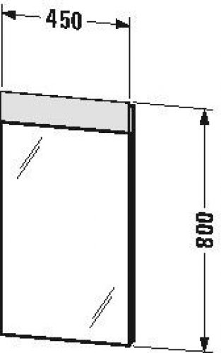 Miroir Salle de Bain Lumineux Duravit DuraStyle Aluminium Blanc DS746603737