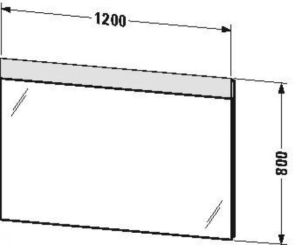 Miroir Salle de Bain Lumineux Duravit DuraStyle Aluminium Blanc DS747003737