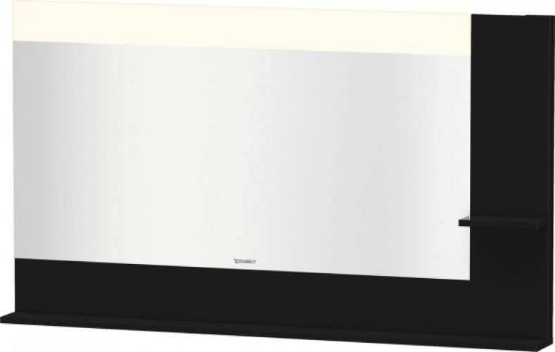 Miroir Salle de Bain Lumineux Duravit Vero avec étagères 1400×142 mm (VE73240)