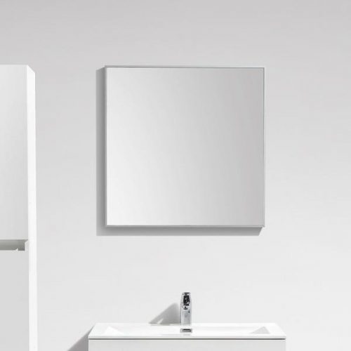 Miroir SIENA largeur 70 cm avec cadre aluminium design