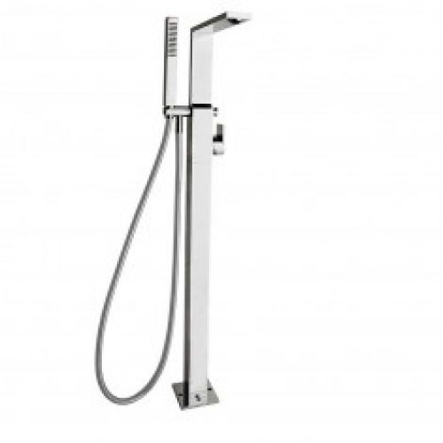 Mitigeur bain-douche sur colonne avec ensemble de douche KUATRO