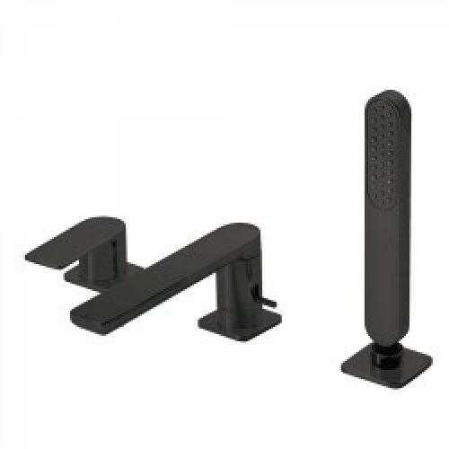 Mitigeur bain sur gorge avec douchette anticalcaire – TRES 20016203NM