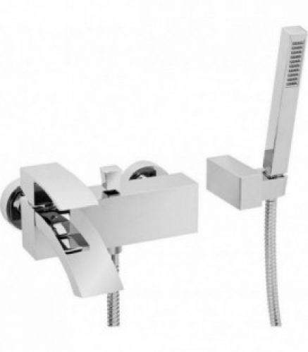 Mitigeur bain/douche en saillie Enver, chromé saillie 235 mm