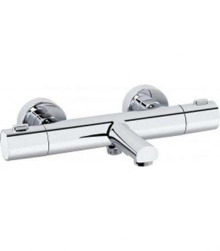 Mitigeur bain/douche thermostatique Enzan, chromé saillie 189 mm