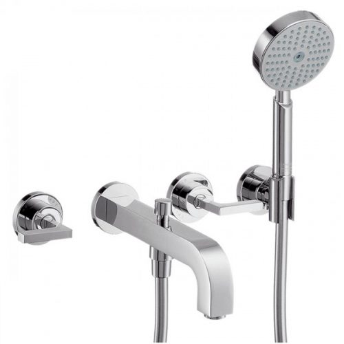 Mitigeur Bord de Baignoire Citterio Mélangeur 3 trous à poignées manettes Axor