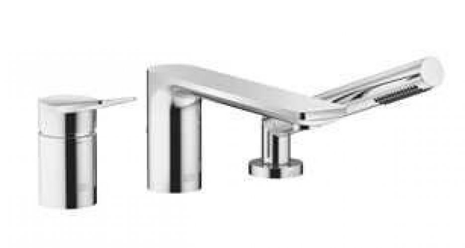 Mitigeur Bord de Baignoire Dornbracht Lisse Monocommande 3 Trous 141x200mm