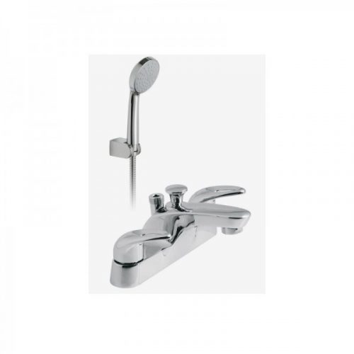 Mitigeur Bord de Baignoire Vado Magma 2 Trous Avec Set De Douche Chromé MAG-130+K-C/P