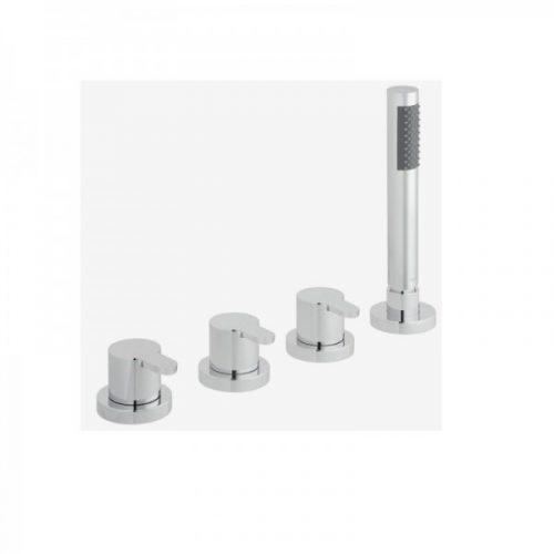 Mitigeur Bord de Baignoire Vado Sense 4 Trous Chromé SEN-135/NS-C/P