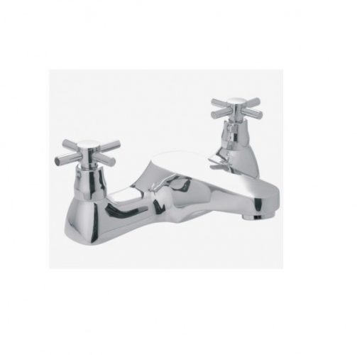 Mitigeur Bord de Baignoire Vado Vecta Cartouche Céramique 2 Trous Chromé VEC-137/CD-C/P