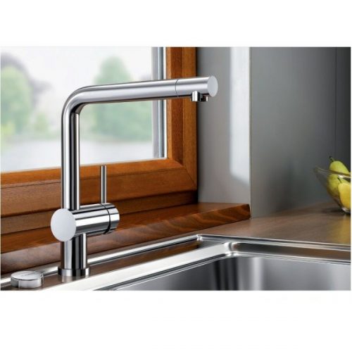 Mitigeur Cuisine Blanco LINUS-F Finition Inox (514026)